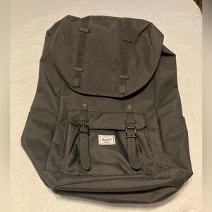 Like new Herschel large black backpack